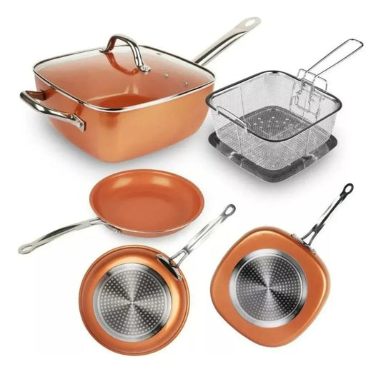 Sartenes Copper– x 5 Piezas